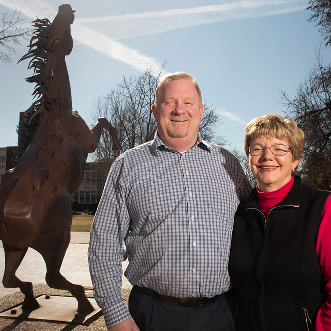 Glen Walker and Caile Spear